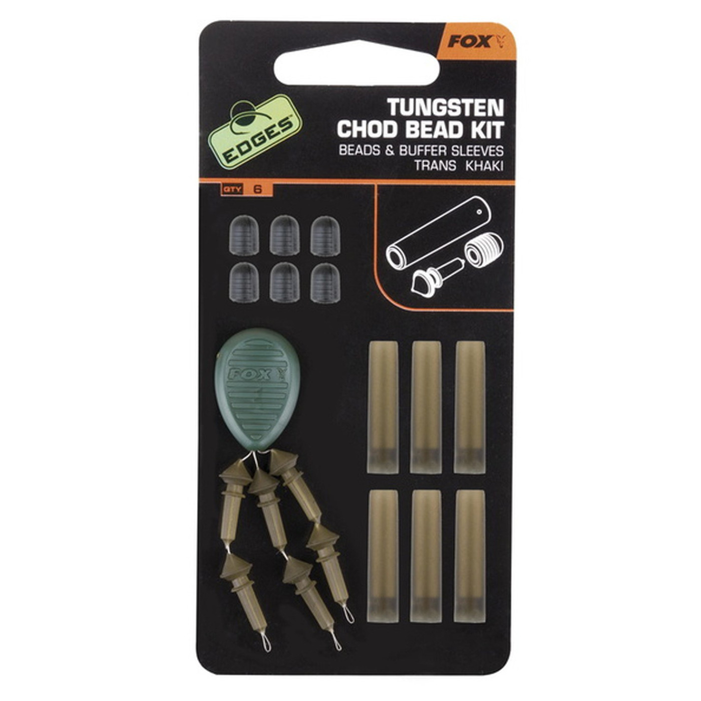 Zestaw Fox Tungsten Chod Bead Kit - Centrum wędkarskie - Sklep wędkarski Jarofishing Zestaw Fox Tungsten Chod Bead Kit - Centrum wędkarskie - Sklep wędkarski Jarofishing