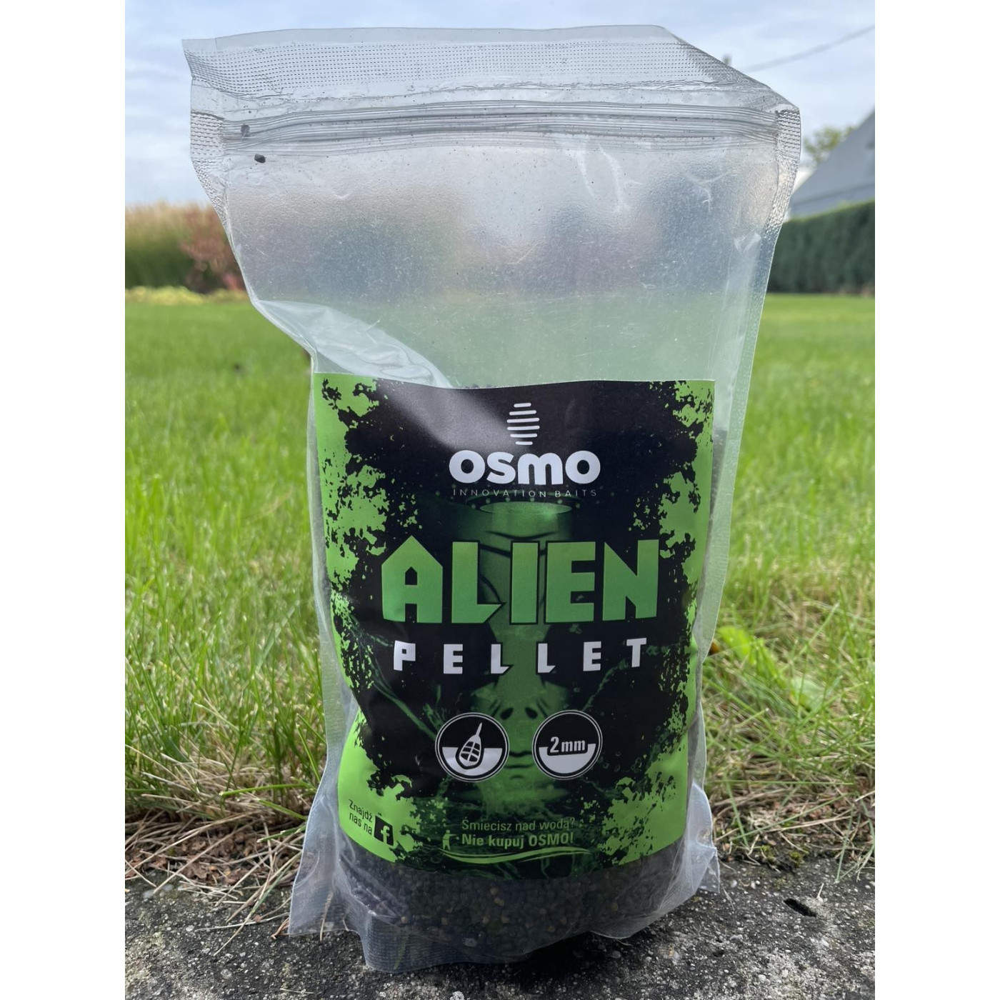Pellet Osmo Alien 2mm - 800 g - Centrum wędkarskie - Sklep wędkarski Jarofishing