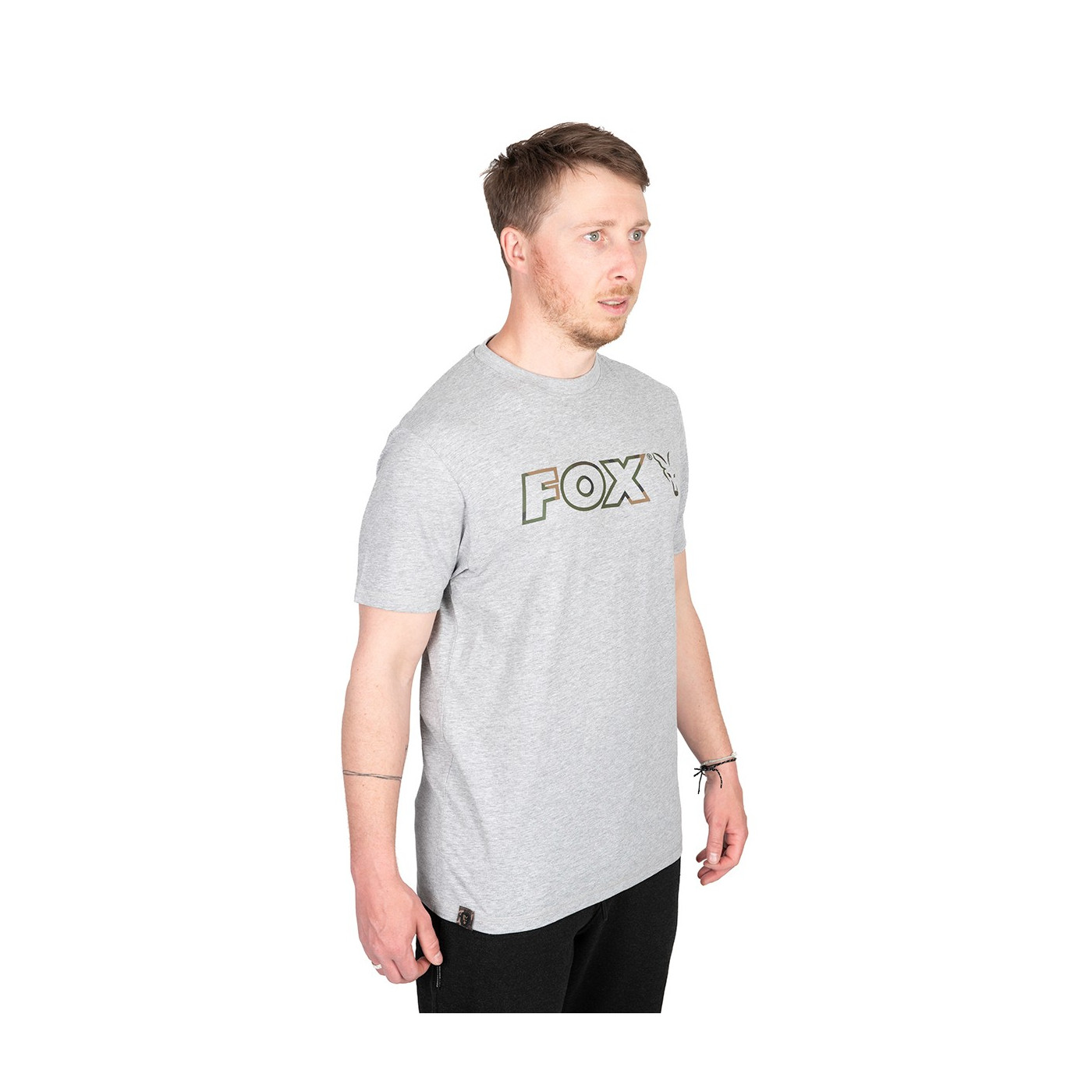 Koszulka Fox Ltd LW Grey Marl T Roz. S - Centrum wędkarskie - Sklep wędkarski Jarofishing