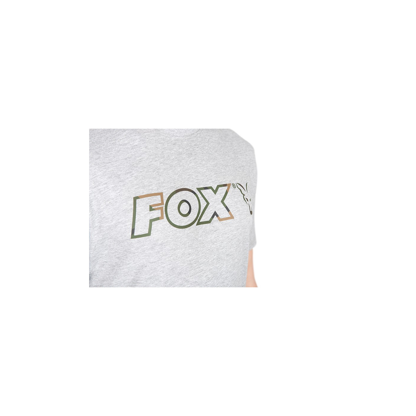 Koszulka Fox Ltd LW Grey Marl T Roz. XL - Centrum wędkarskie - Sklep wędkarski Jarofishing