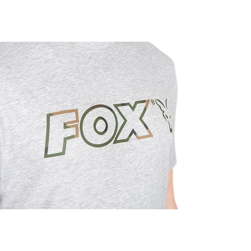Koszulka Fox Ltd LW Grey Marl T Roz. XL - Centrum wędkarskie - Sklep wędkarski Jarofishing