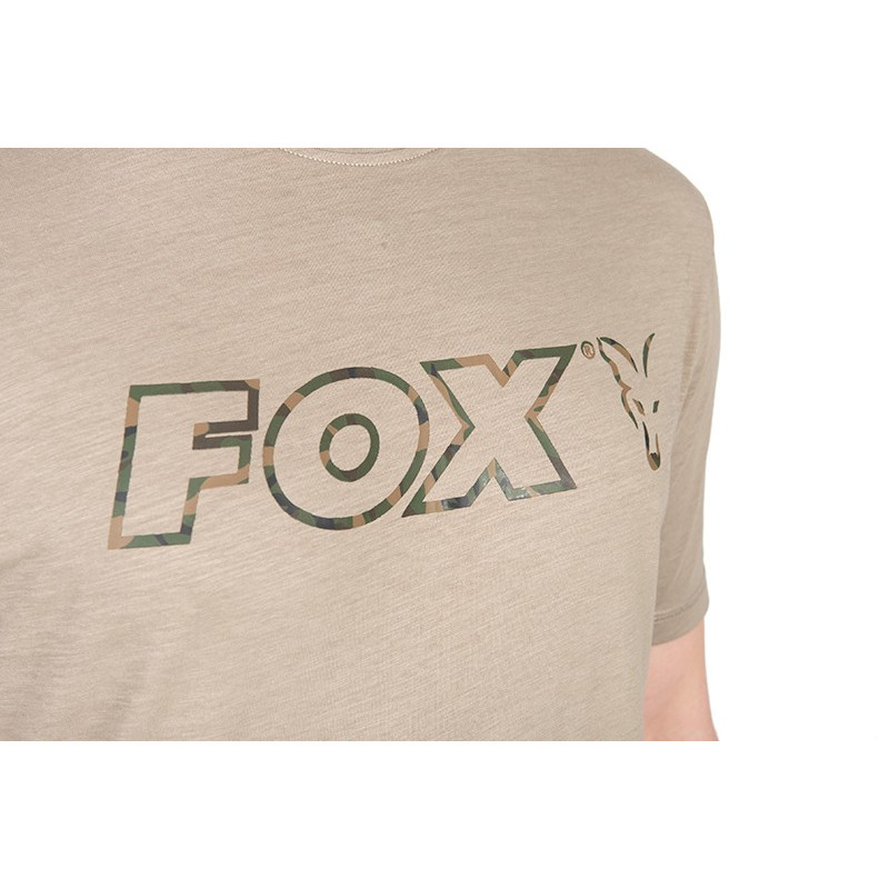 Koszulka Fox Ltd LW Khaki Marl T Roz. M - Centrum wędkarskie - Sklep wędkarski Jarofishing