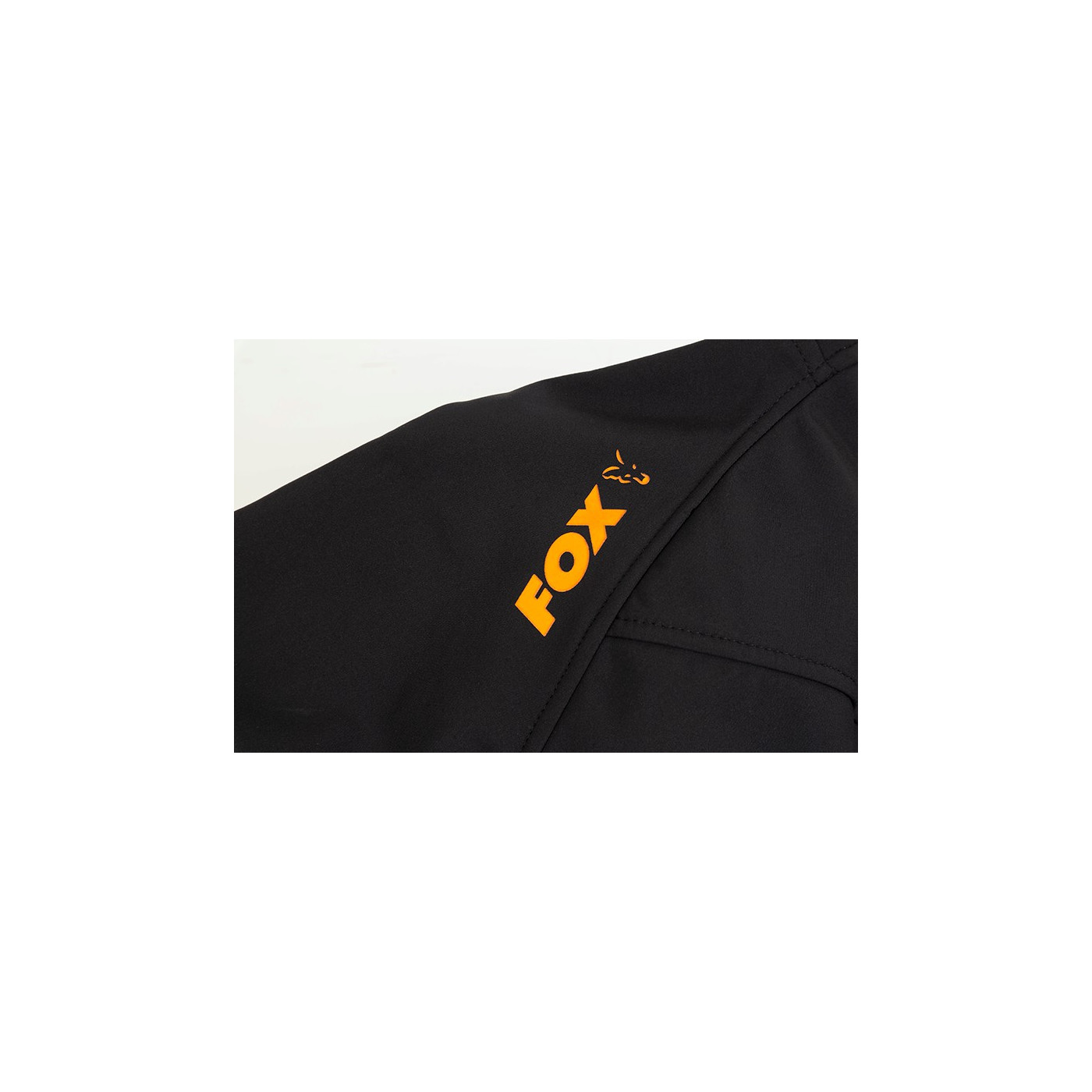 FOX KURTKA-SOFT SHELL COLLECTION ORANGE & BLACK SHELL HOODIE ROZMIAR XL - Centrum wędkarskie - Sklep wędkarski Jarofishing