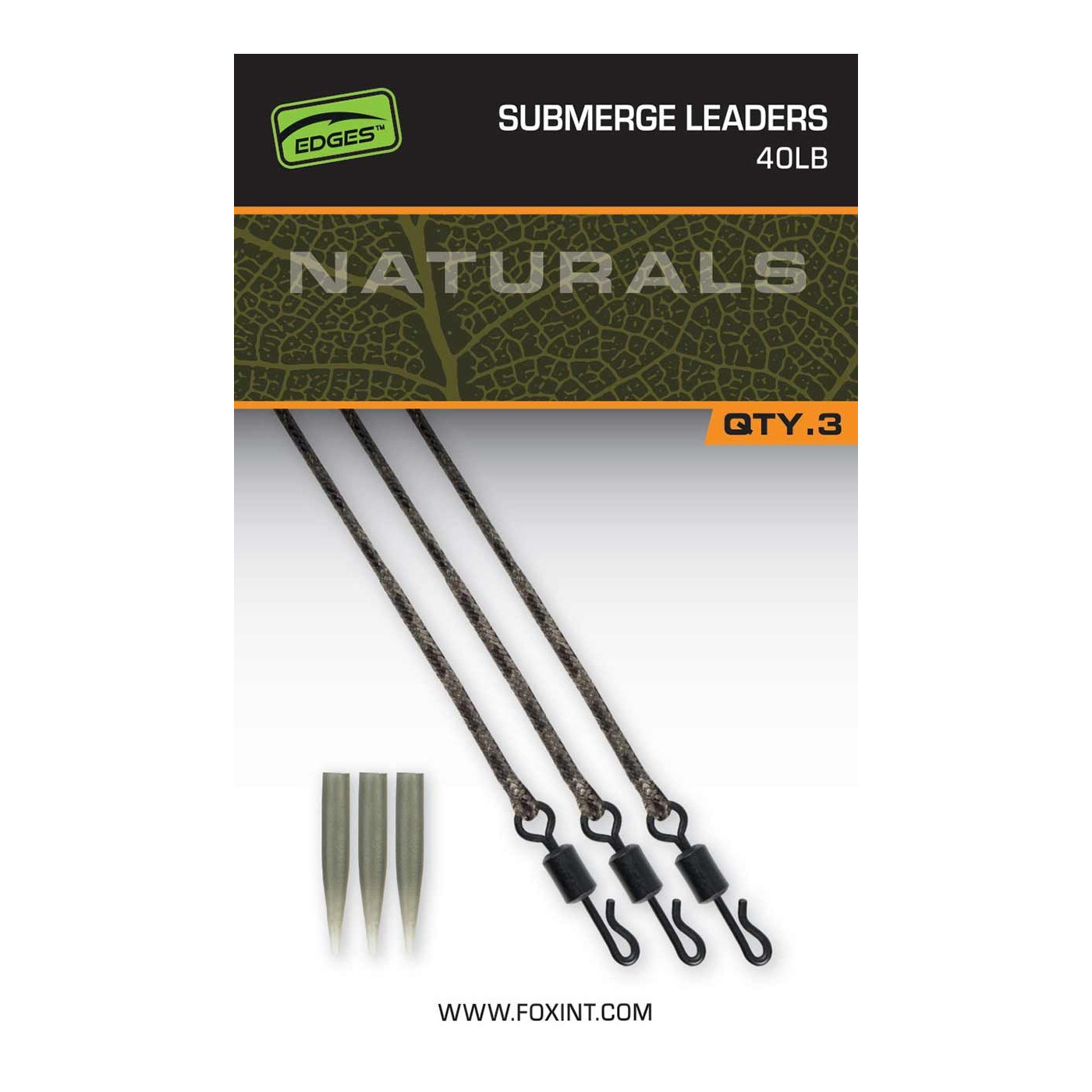 FOX LIDER BEZOŁOWIOWY EDGES™ NATURALS SUBMERGE LEADERS 40LB - Centrum wędkarskie - Sklep wędkarski Jarofishing FOX LIDER BEZOŁOWIOWY EDGES™ NATURALS SUBMERGE LEADERS 40LB - Centrum wędkarskie - Sklep wędkarski Jarofishing