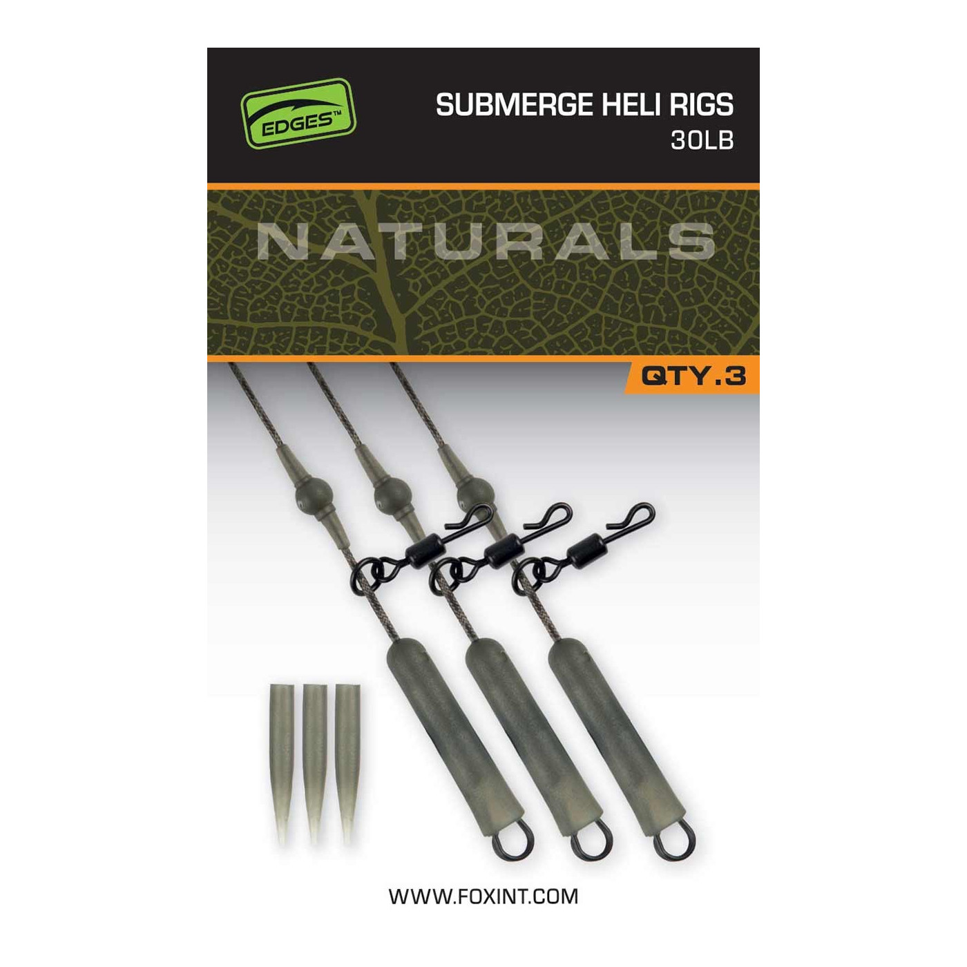 FOX LIDER BEZOŁOWIOWY EDGES™ NATURALS SUBMERGE HELI RIG LEADERS 30lb - Centrum wędkarskie - Sklep wędkarski Jarofishing FOX LIDER BEZOŁOWIOWY EDGES™ NATURALS SUBMERGE HELI RIG LEADERS 30lb - Centrum wędkarskie - Sklep wędkarski Jarofishing