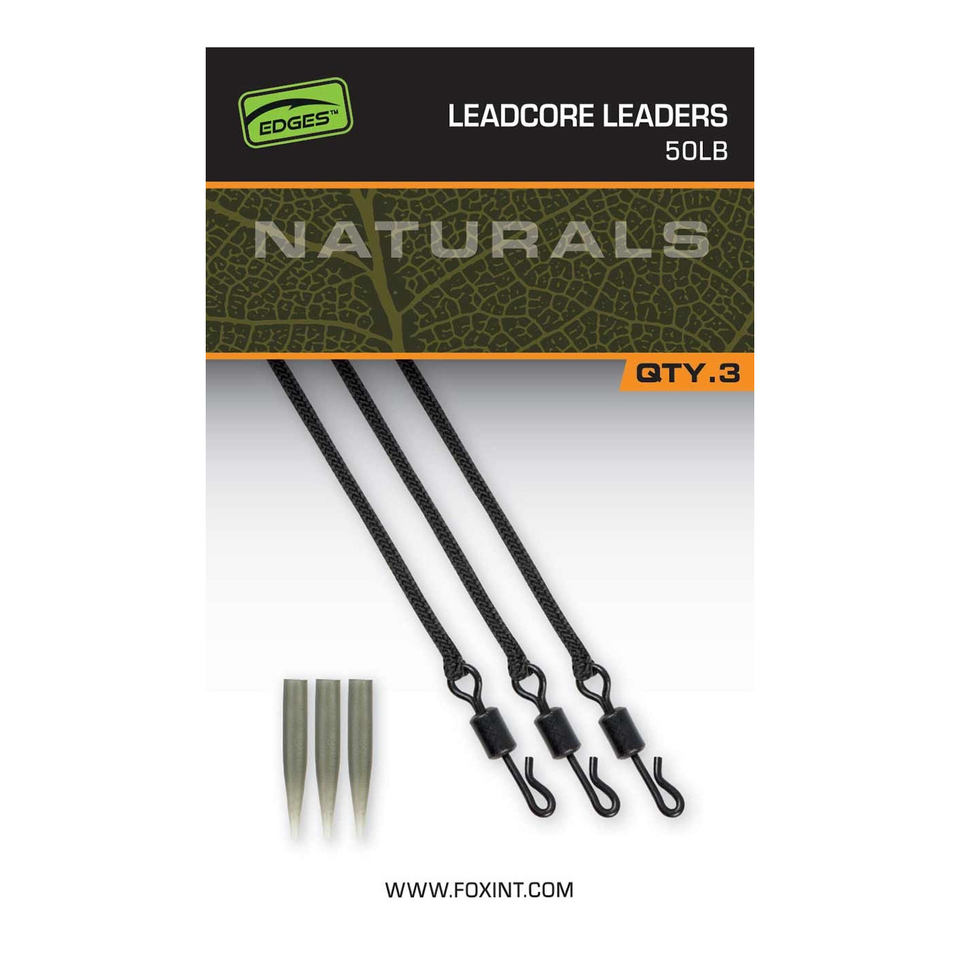 FOX EDGES™ NATURALS LEADCORE LEADERS 50LB - Centrum wędkarskie - Sklep wędkarski Jarofishing FOX EDGES™ NATURALS LEADCORE LEADERS 50LB - Centrum wędkarskie - Sklep wędkarski Jarofishing