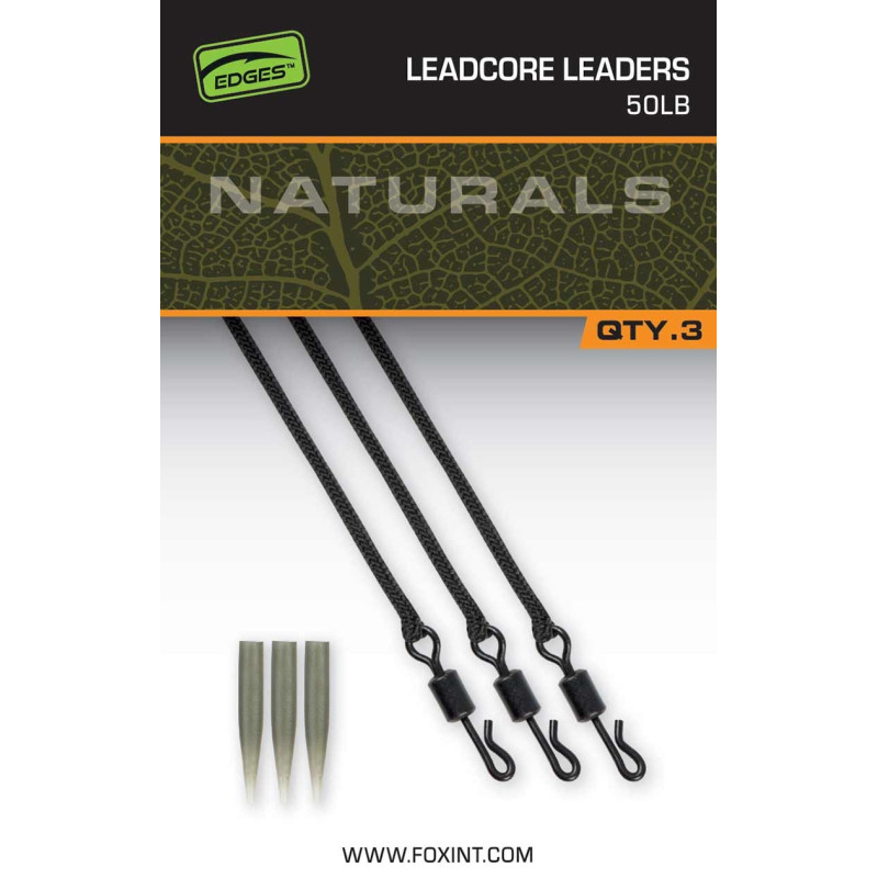 FOX EDGES™ NATURALS LEADCORE LEADERS 50LB - Centrum wędkarskie - Sklep wędkarski Jarofishing FOX EDGES™ NATURALS LEADCORE LEADERS 50LB - Centrum wędkarskie - Sklep wędkarski Jarofishing