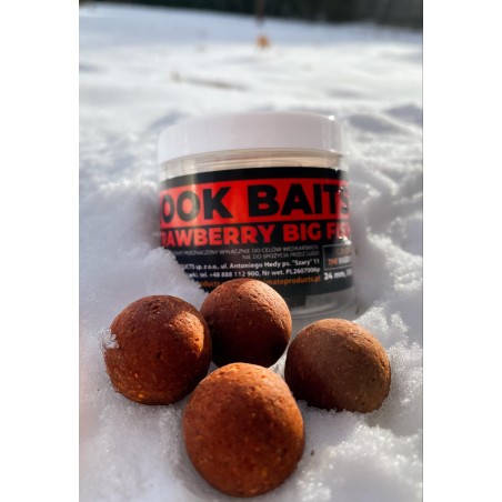 Hook Baits Ultimate Products Strawberry Big Fish Roz.20mm