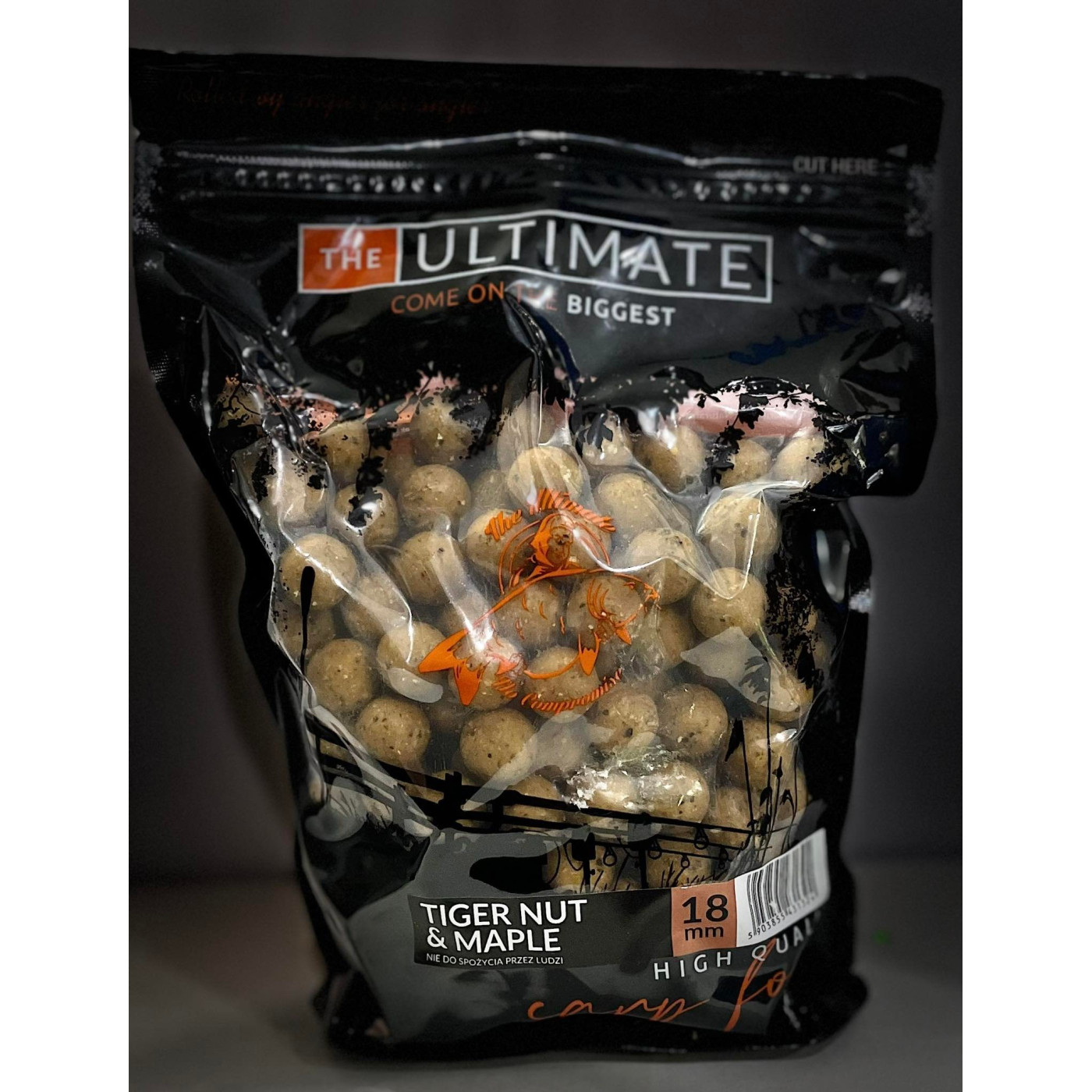 Kulki Proteinowe Ultimate Products Tiger Nut & Maple 1kg Roz.16mm - Centrum wędkarskie - Sklep wędkarski Jarofishing
