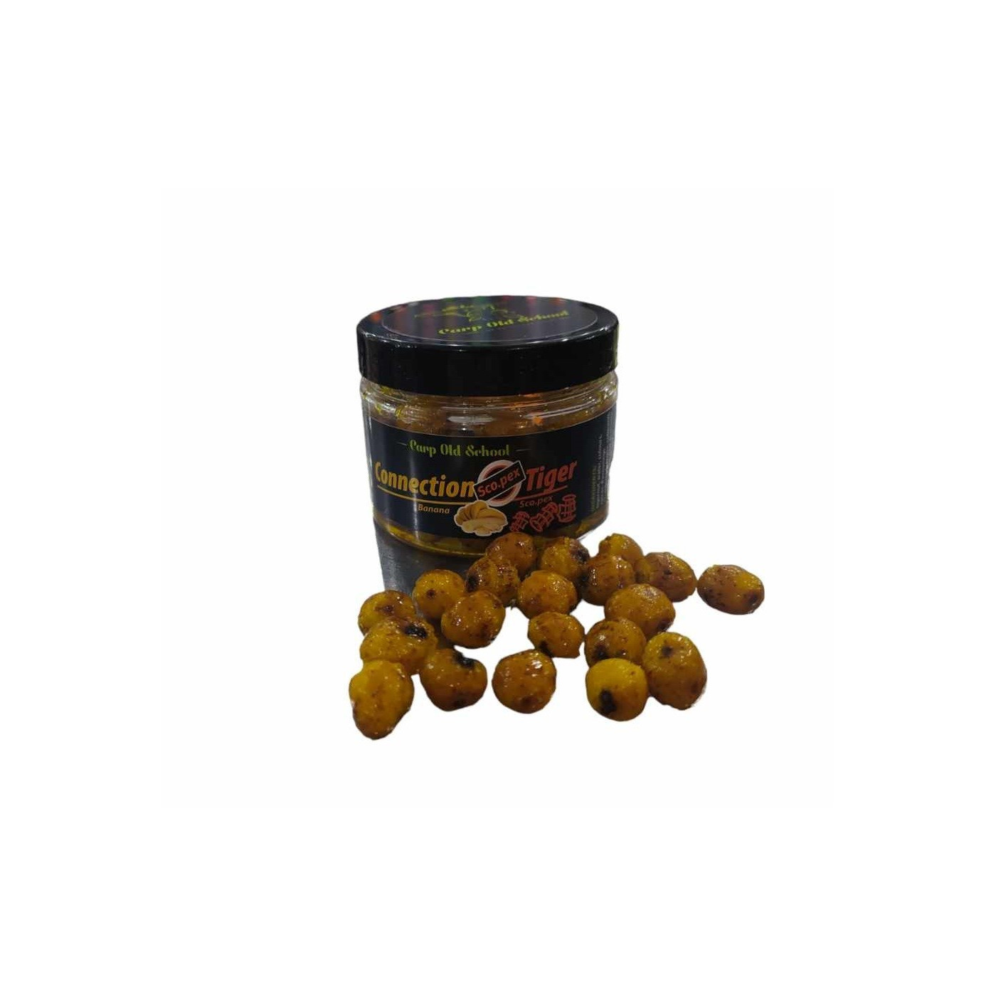 Carp Old School Orzech Tygrysi 150ml Connection Tiger Banan & Scopex - Centrum wędkarskie - Sklep wędkarski Jarofishing Carp Old School Orzech Tygrysi 150ml Connection Tiger Banan & Scopex - Centrum wędkarskie - Sklep wędkarski Jarofishing