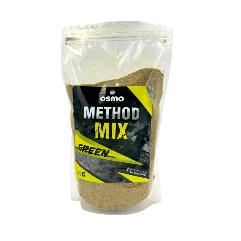 Zanęta Osmo Method Mix 800g - Green - Centrum wędkarskie - Sklep wędkarski Jarofishing Zanęta Osmo Method Mix 800g - Green - Centrum wędkarskie - Sklep wędkarski Jarofishing