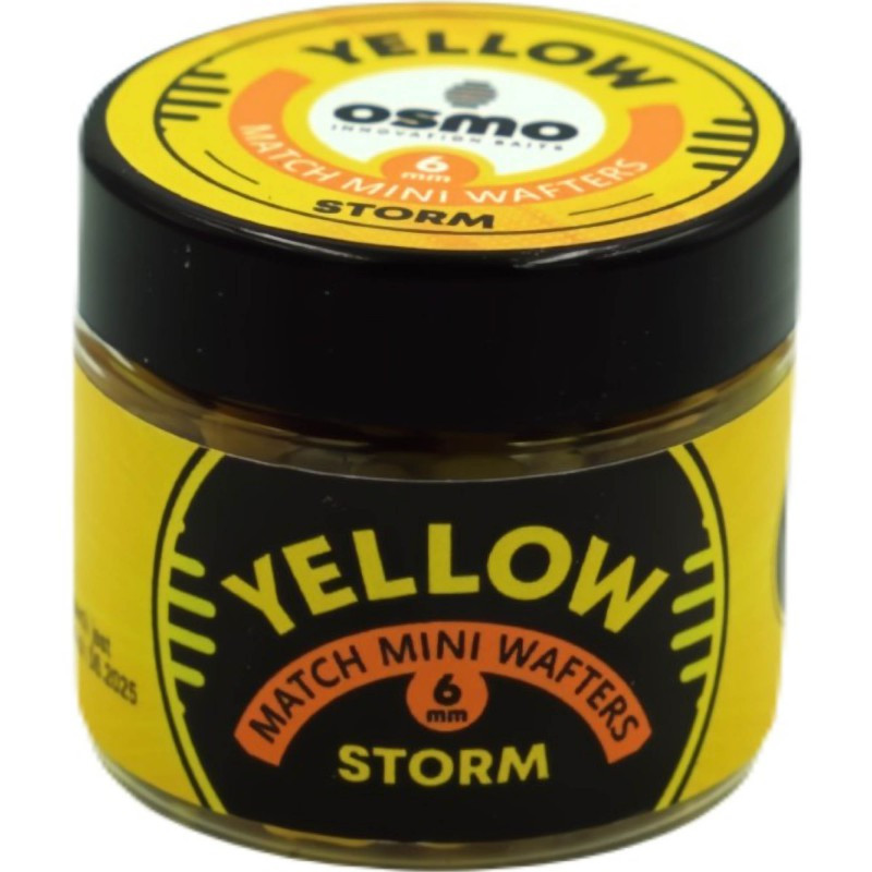 Przynęta Osmo Match Mini Wafters 6mm - YELLOW STORM - Centrum wędkarskie - Sklep wędkarski Jarofishing