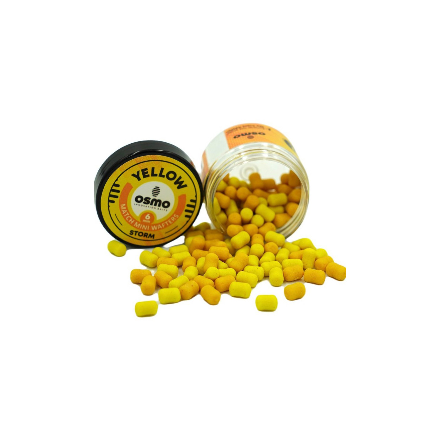 Przynęta Osmo Match Mini Wafters 6mm - YELLOW STORM - Centrum wędkarskie - Sklep wędkarski Jarofishing