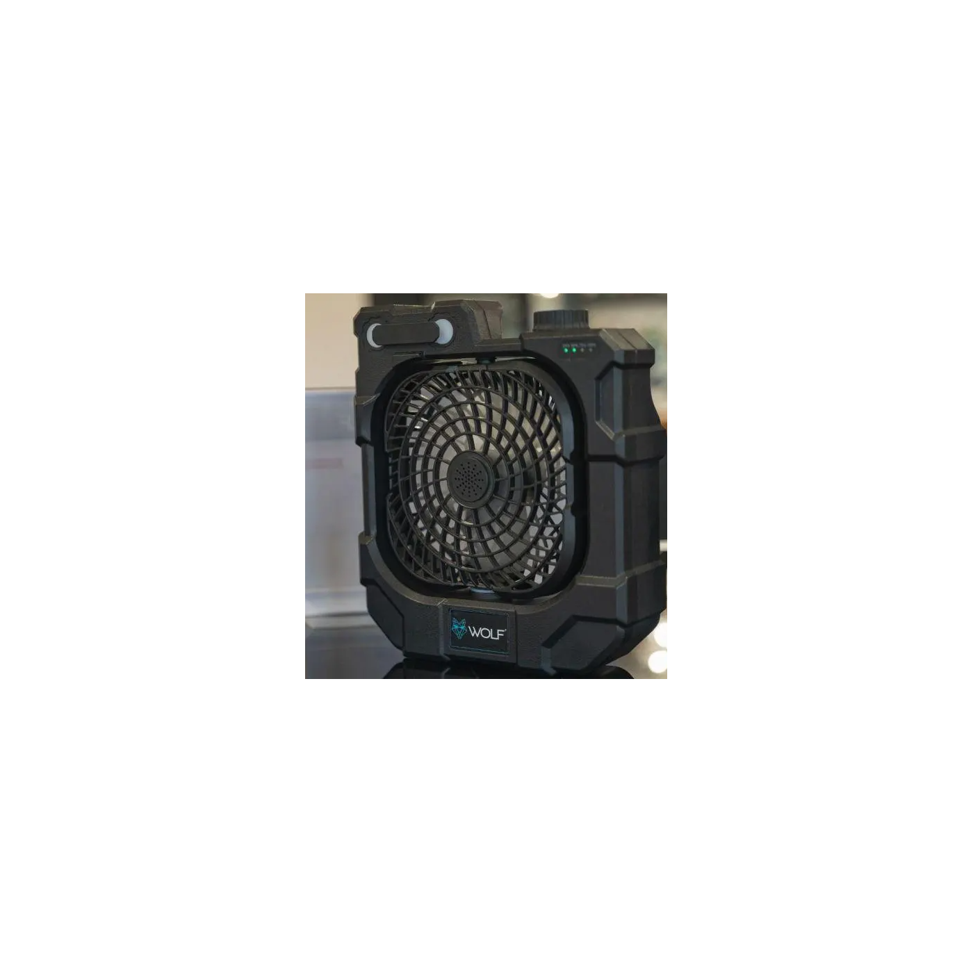 Wolf VOLTAIR Portable Fan & Powerbank Wentylator - Centrum wędkarskie - Sklep wędkarski Jarofishing Wolf VOLTAIR Portable Fan & Powerbank Wentylator - Centrum wędkarskie - Sklep wędkarski Jarofishing