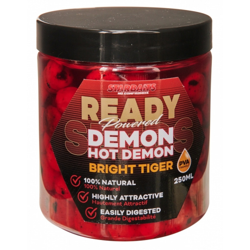 Orzechy Tygrysie Starbaits Ready Bright Tiger - Hot Demon - Centrum wędkarskie - Sklep wędkarski Jarofishing