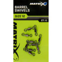 Krętlik Matrix Barrel Swivels Roz.14 - Centrum wędkarskie - Sklep wędkarski Jarofishing Krętlik Matrix Barrel Swivels Roz.14 - Centrum wędkarskie - Sklep wędkarski Jarofishing