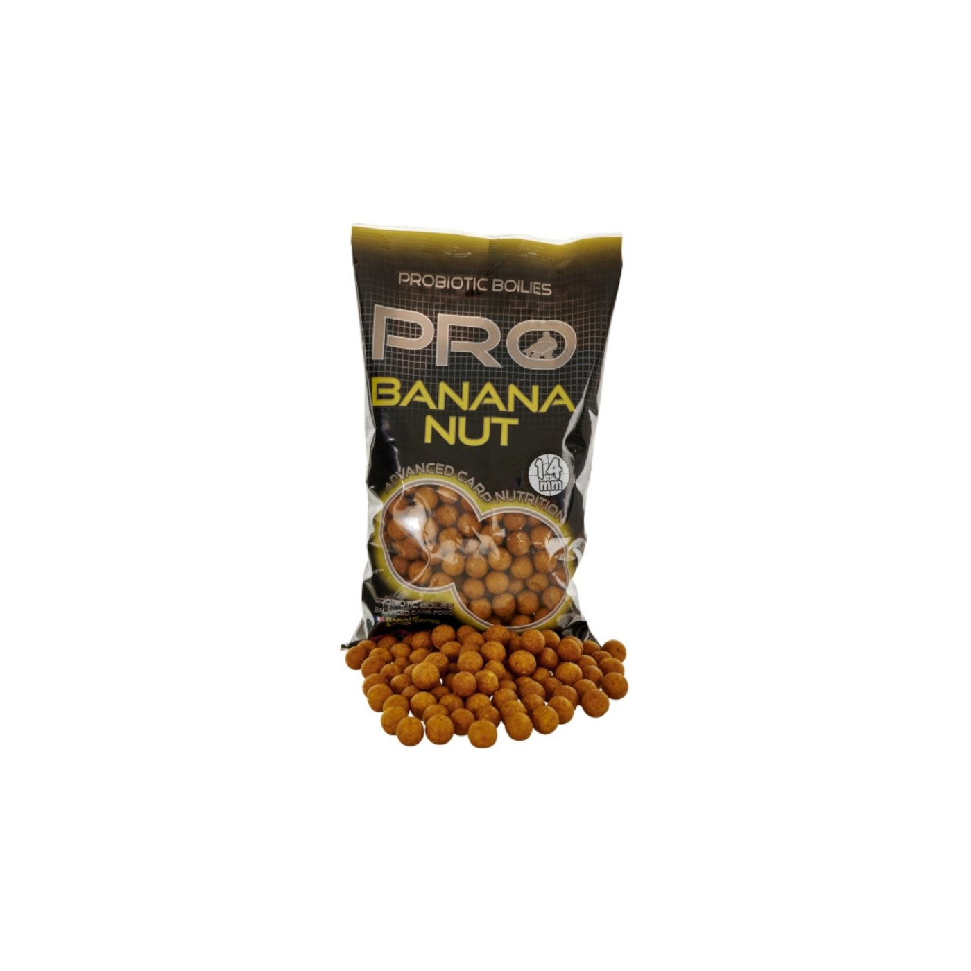 Kulki Proteinowe Starbaits PRO Banana Nut 14mm 0,8kg - Centrum wędkarskie - Sklep wędkarski Jarofishing Kulki Proteinowe Starbaits PRO Banana Nut 14mm 0,8kg - Centrum wędkarskie - Sklep wędkarski Jarofishing