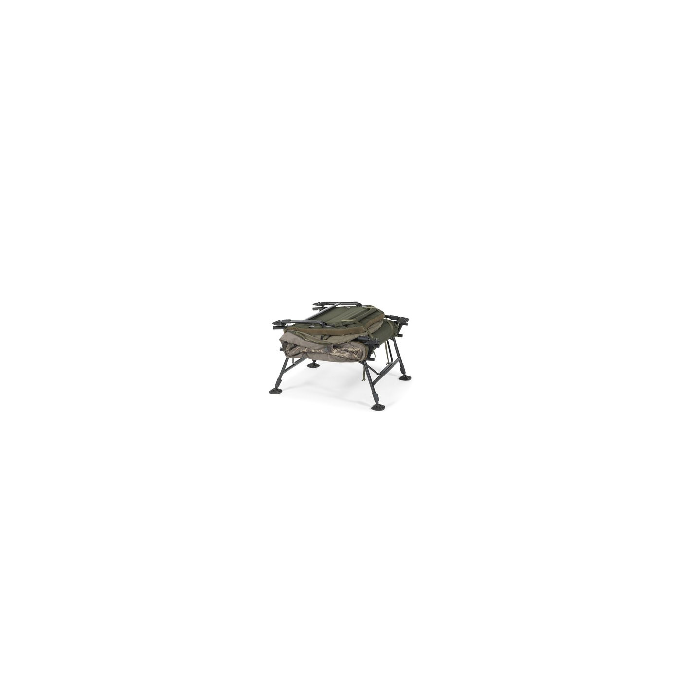 Łóżko Nash Indulgence HD40 Sleep System Camo Emperor 8 Legs - Centrum wędkarskie - Sklep wędkarski Jarofishing