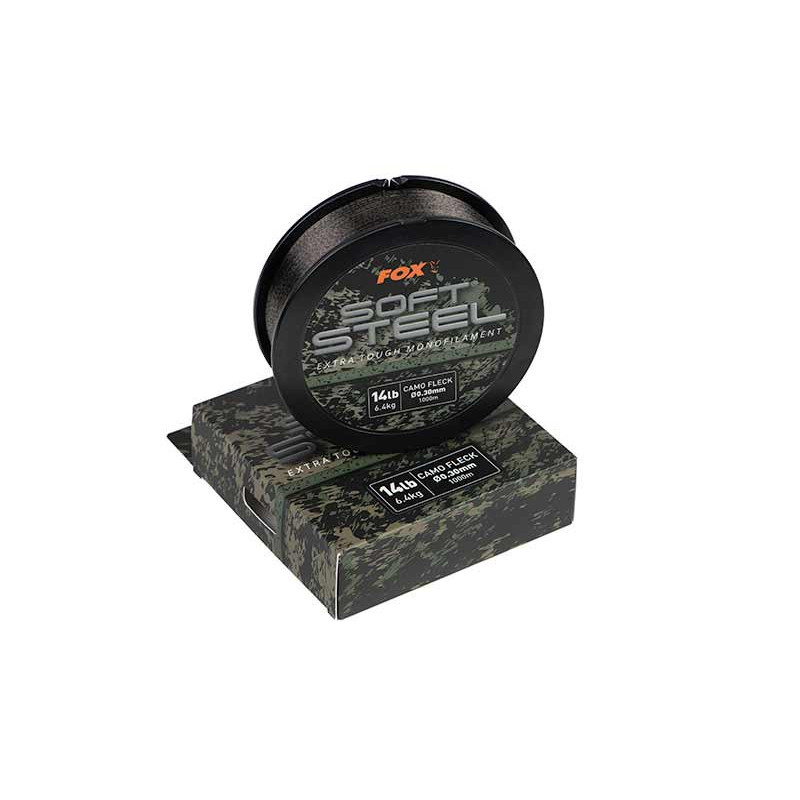 Żyłka Fox Soft Steel Fleck Camo Mono 0,33mm / 1000m - Centrum wędkarskie - Sklep wędkarski Jarofishing Żyłka Fox Soft Steel Fleck Camo Mono 0,33mm / 1000m - Centrum wędkarskie - Sklep wędkarski Jarofishing