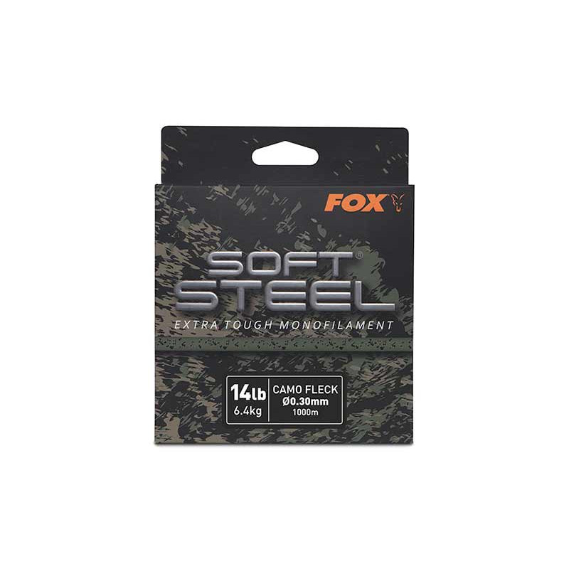 Żyłka Fox Soft Steel Fleck Camo Mono 0,35mm / 1000m - Centrum wędkarskie - Sklep wędkarski Jarofishing