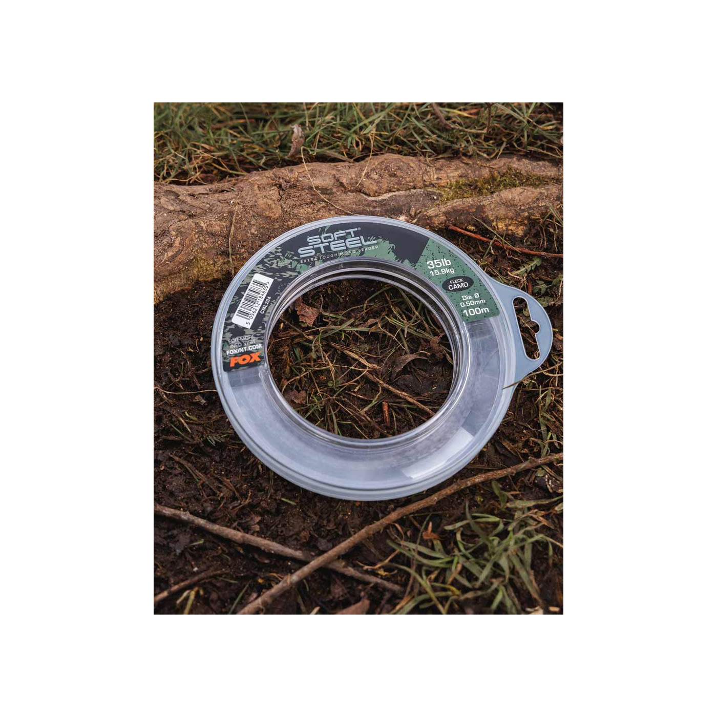 Strzałówka Fox Soft Steel Fleck Camo Leader 35lb / 0,50mm - 100m - Centrum wędkarskie - Sklep wędkarski Jarofishing Strzałówka Fox Soft Steel Fleck Camo Leader 35lb / 0,50mm - 100m - Centrum wędkarskie - Sklep wędkarski Jarofishing
