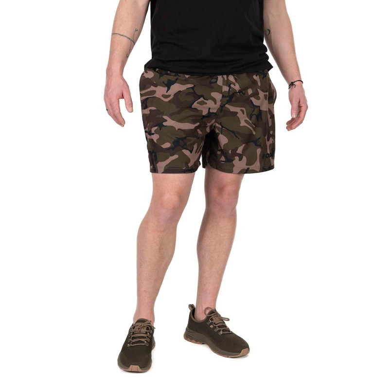 Krótkie Spodenki Fox Black / Camo LW Swim Shorts Roz.M - Centrum wędkarskie - Sklep wędkarski Jarofishing Krótkie Spodenki Fox Black / Camo LW Swim Shorts Roz.M - Centrum wędkarskie - Sklep wędkarski Jarofishing