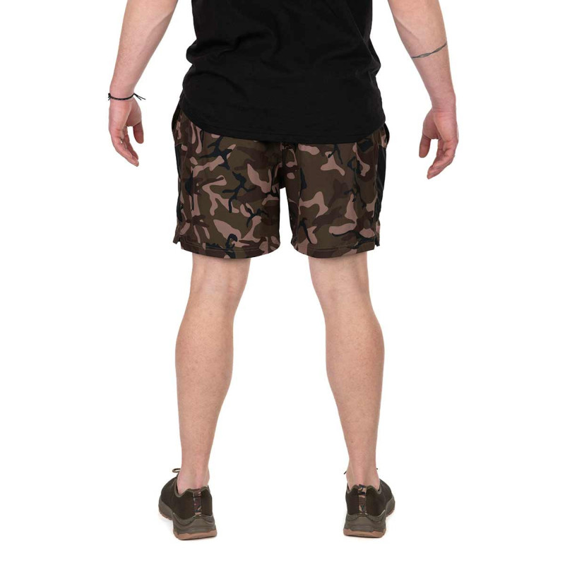 Krótkie Spodenki Fox Black / Camo LW Swim Shorts Roz.XXXL - Centrum wędkarskie - Sklep wędkarski Jarofishing