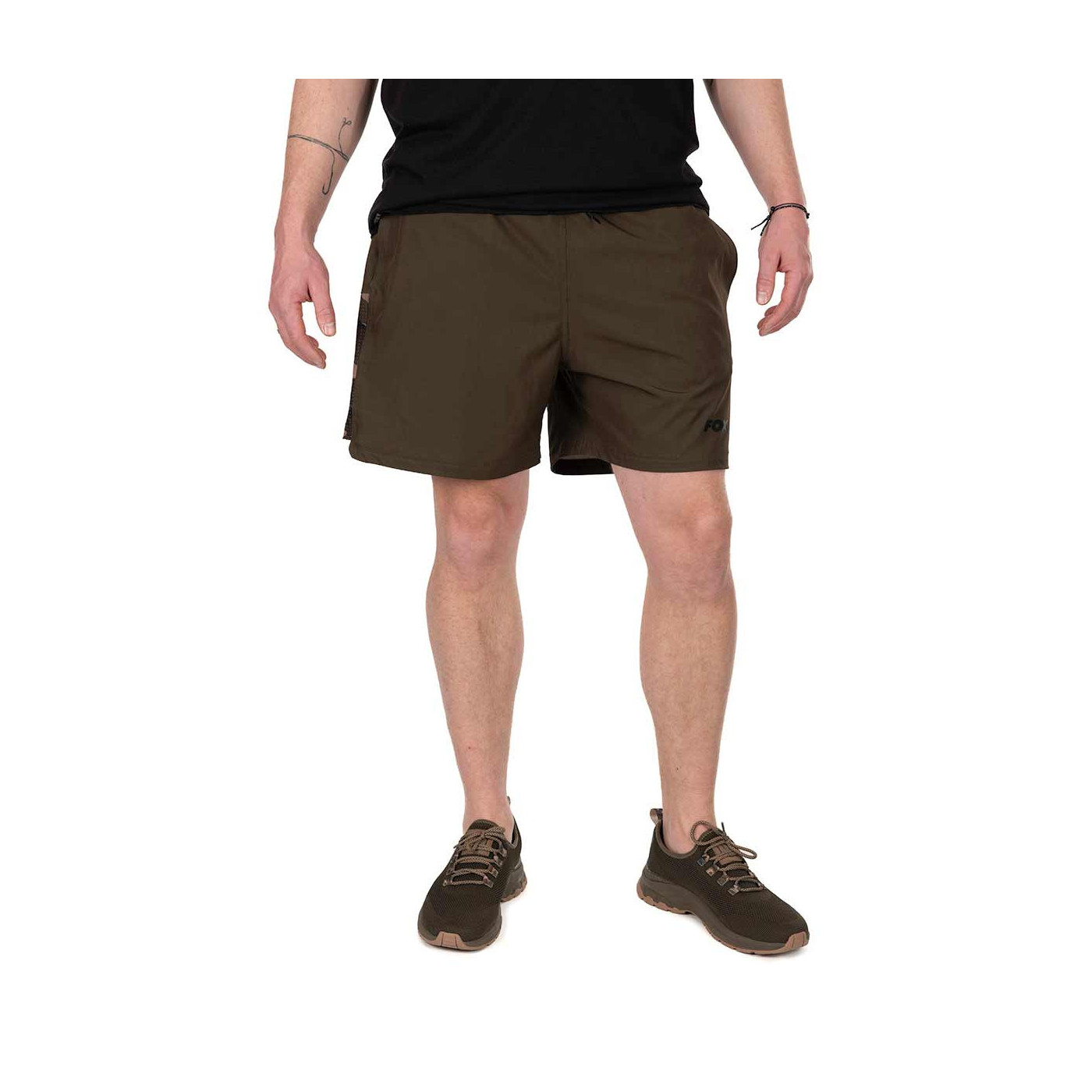 Krótkie Spodenki Fox Khaki / Camo LW Swim Shorts Roz.L - Centrum wędkarskie - Sklep wędkarski Jarofishing Krótkie Spodenki Fox Khaki / Camo LW Swim Shorts Roz.L - Centrum wędkarskie - Sklep wędkarski Jarofishing