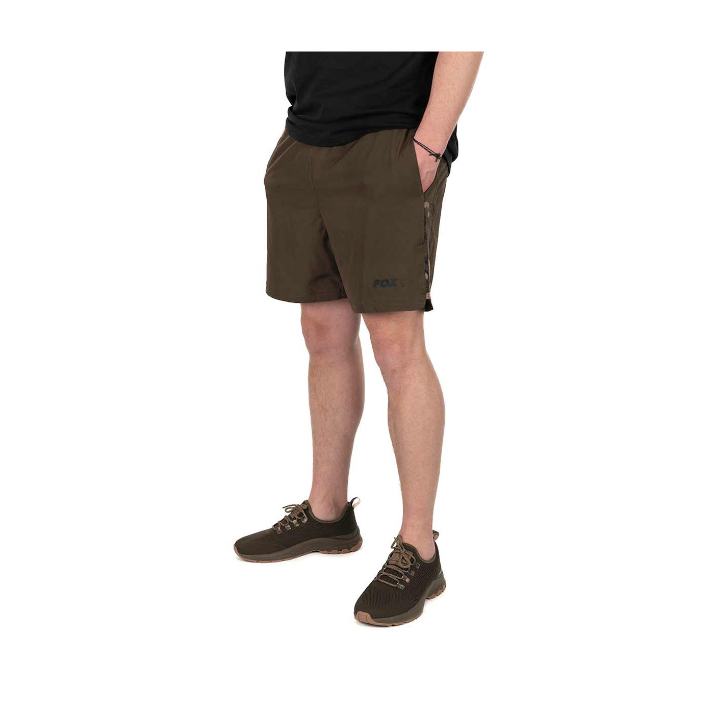 Krótkie Spodenki Fox Khaki / Camo LW Swim Shorts Roz.XXL - Centrum wędkarskie - Sklep wędkarski Jarofishing Krótkie Spodenki Fox Khaki / Camo LW Swim Shorts Roz.XXL - Centrum wędkarskie - Sklep wędkarski Jarofishing