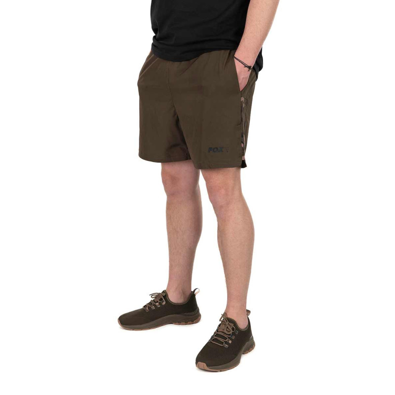 Krótkie Spodenki Fox Khaki / Camo LW Swim Shorts Roz.XXL - Centrum wędkarskie - Sklep wędkarski Jarofishing Krótkie Spodenki Fox Khaki / Camo LW Swim Shorts Roz.XXL - Centrum wędkarskie - Sklep wędkarski Jarofishing