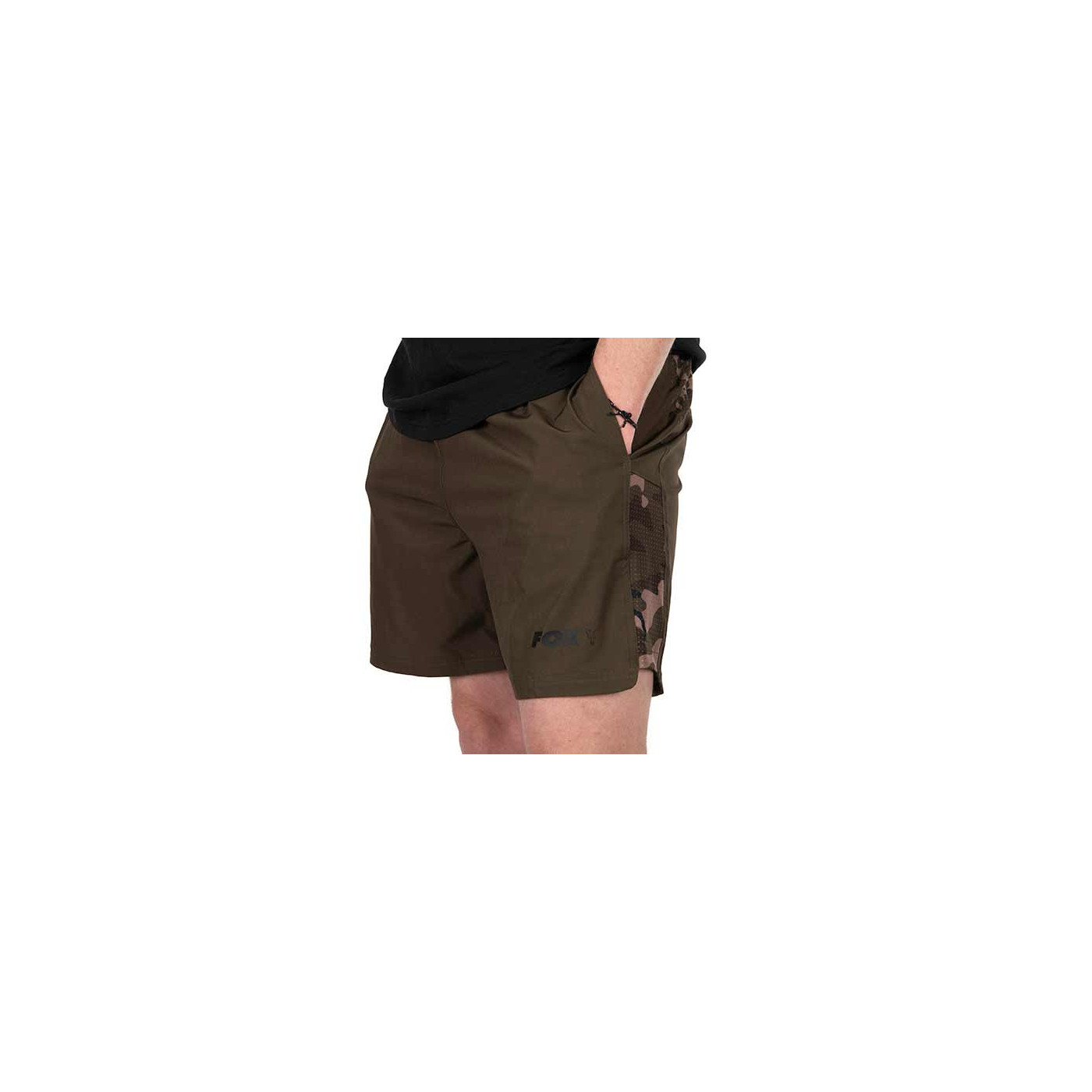 Krótkie Spodenki Fox Khaki / Camo LW Swim Shorts Roz.XXL - Centrum wędkarskie - Sklep wędkarski Jarofishing Krótkie Spodenki Fox Khaki / Camo LW Swim Shorts Roz.XXL - Centrum wędkarskie - Sklep wędkarski Jarofishing
