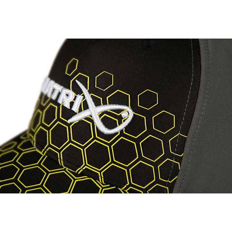 Czapka Matrix Hex Print Baseball Cap - Black - Centrum wędkarskie - Sklep wędkarski Jarofishing