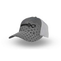 Czapka Matrix Hex Print Baseball Cap - Grey - Centrum wędkarskie - Sklep wędkarski Jarofishing