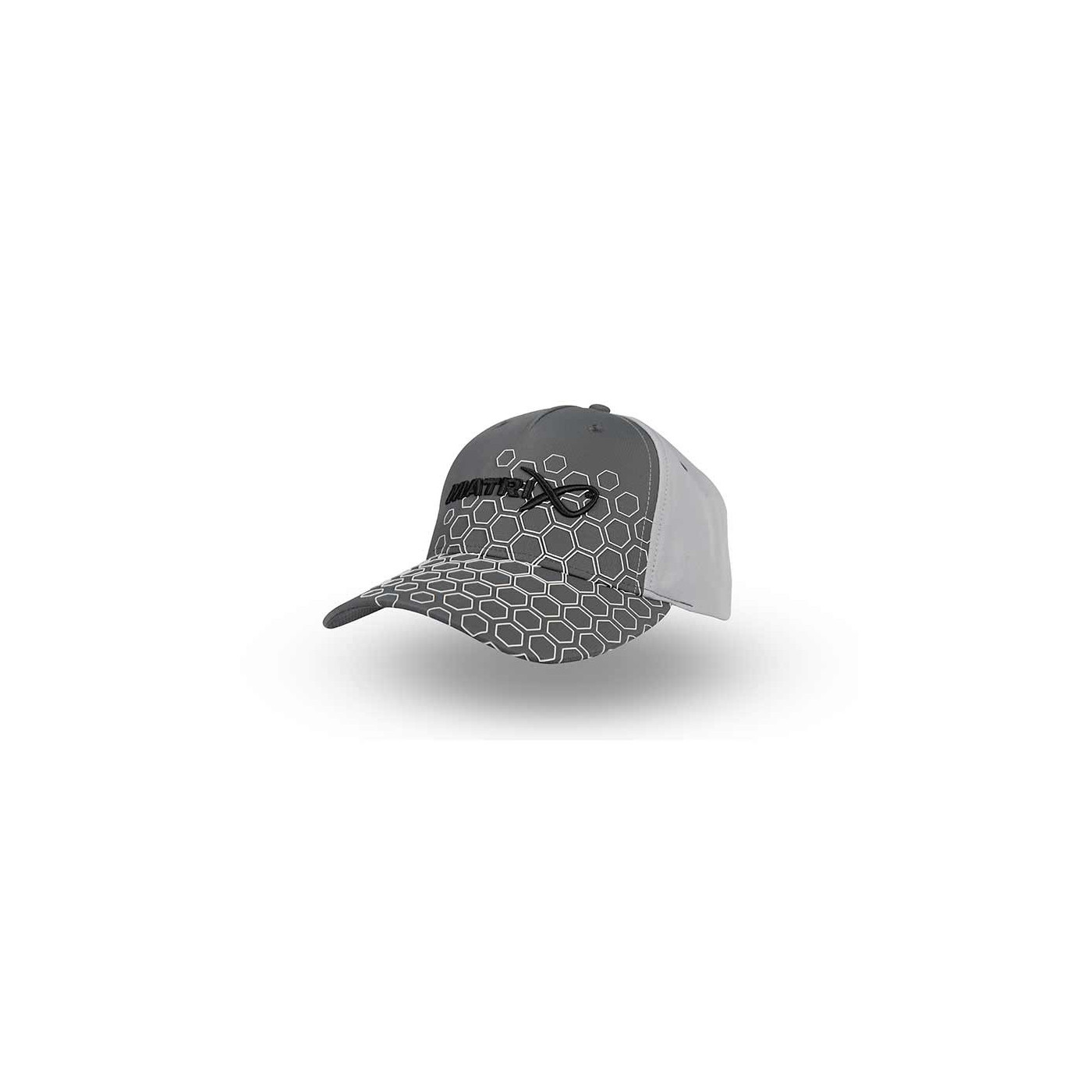 Czapka Matrix Hex Print Baseball Cap - Grey - Centrum wędkarskie - Sklep wędkarski Jarofishing