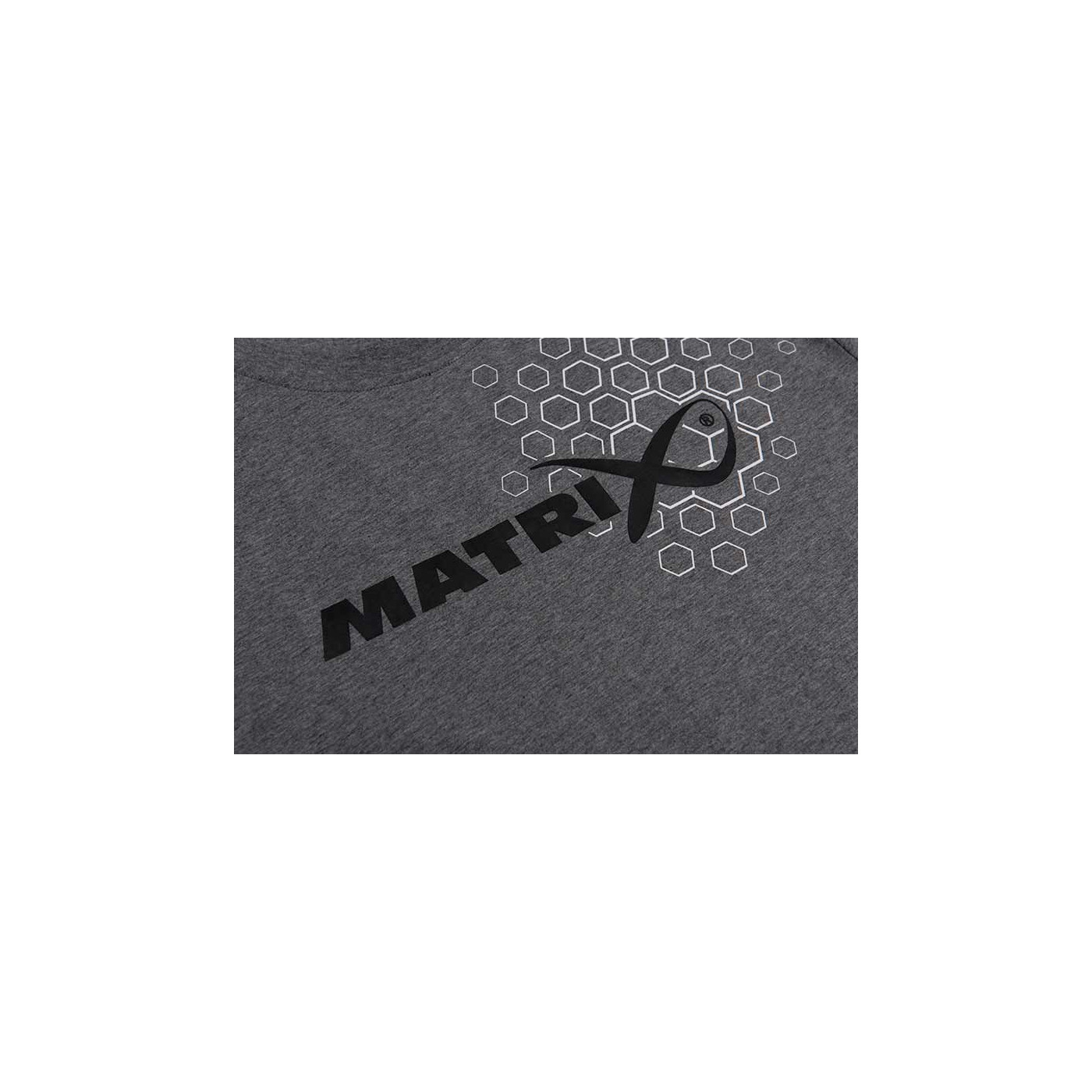T-Shirt Matrix Hex Print T-Shirt Grey - roz. S - Centrum wędkarskie - Sklep wędkarski Jarofishing T-Shirt Matrix Hex Print T-Shirt Grey - roz. S - Centrum wędkarskie - Sklep wędkarski Jarofishing