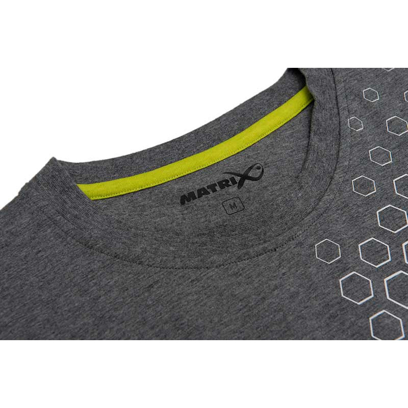 T-Shirt Matrix Hex Print T-Shirt Grey - roz. M - Centrum wędkarskie - Sklep wędkarski Jarofishing T-Shirt Matrix Hex Print T-Shirt Grey - roz. M - Centrum wędkarskie - Sklep wędkarski Jarofishing