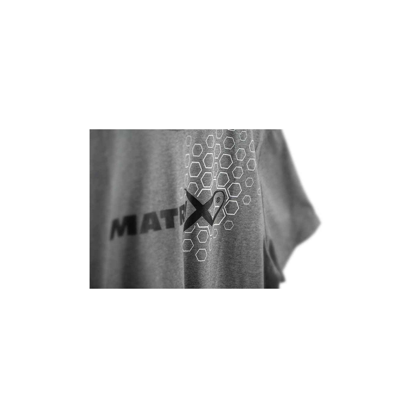 T-Shirt Matrix Hex Print T-Shirt Grey - roz. L - Centrum wędkarskie - Sklep wędkarski Jarofishing T-Shirt Matrix Hex Print T-Shirt Grey - roz. L - Centrum wędkarskie - Sklep wędkarski Jarofishing