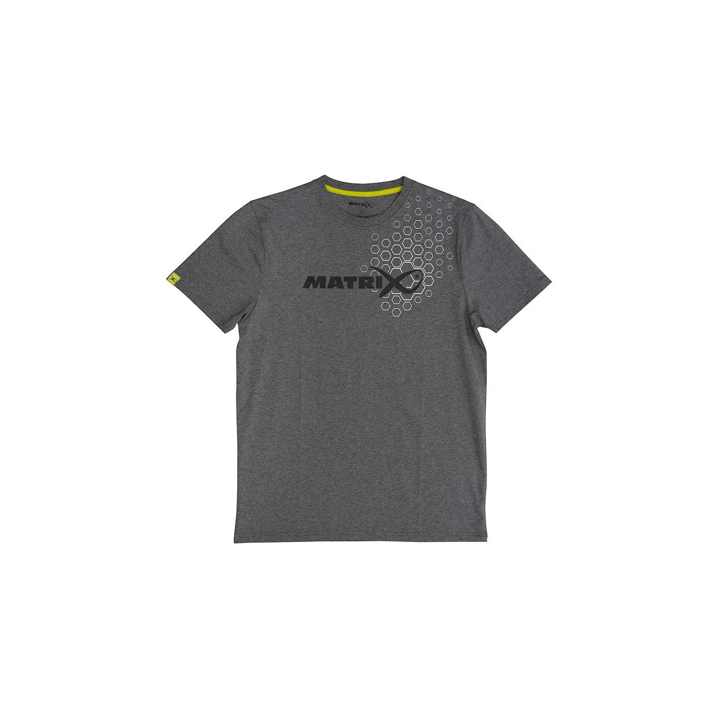 T-Shirt Matrix Hex Print T-Shirt Grey - roz. XXXL - Centrum wędkarskie - Sklep wędkarski Jarofishing