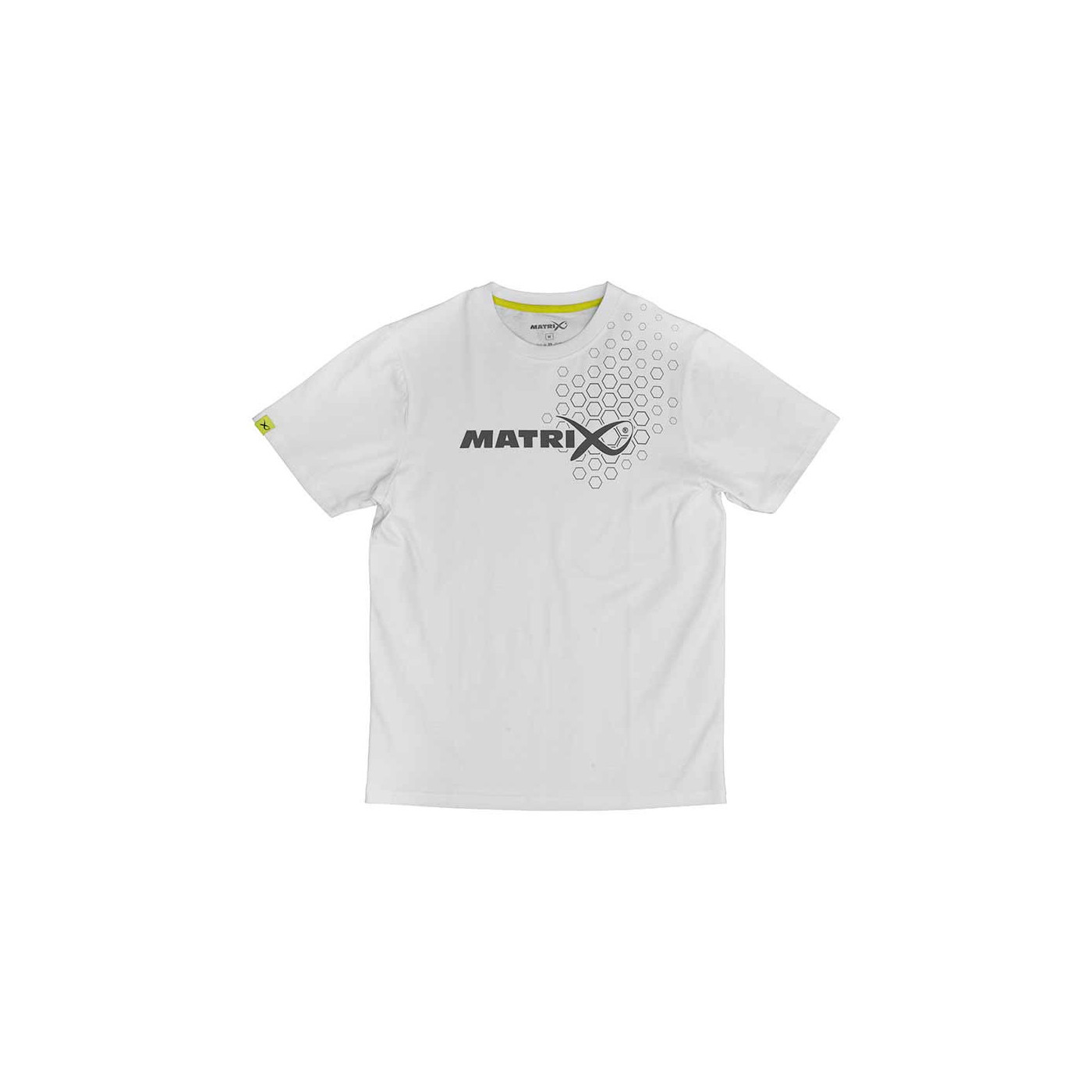 T-Shirt Matrix Hex Print T-Shirt White - roz. L - Centrum wędkarskie - Sklep wędkarski Jarofishing