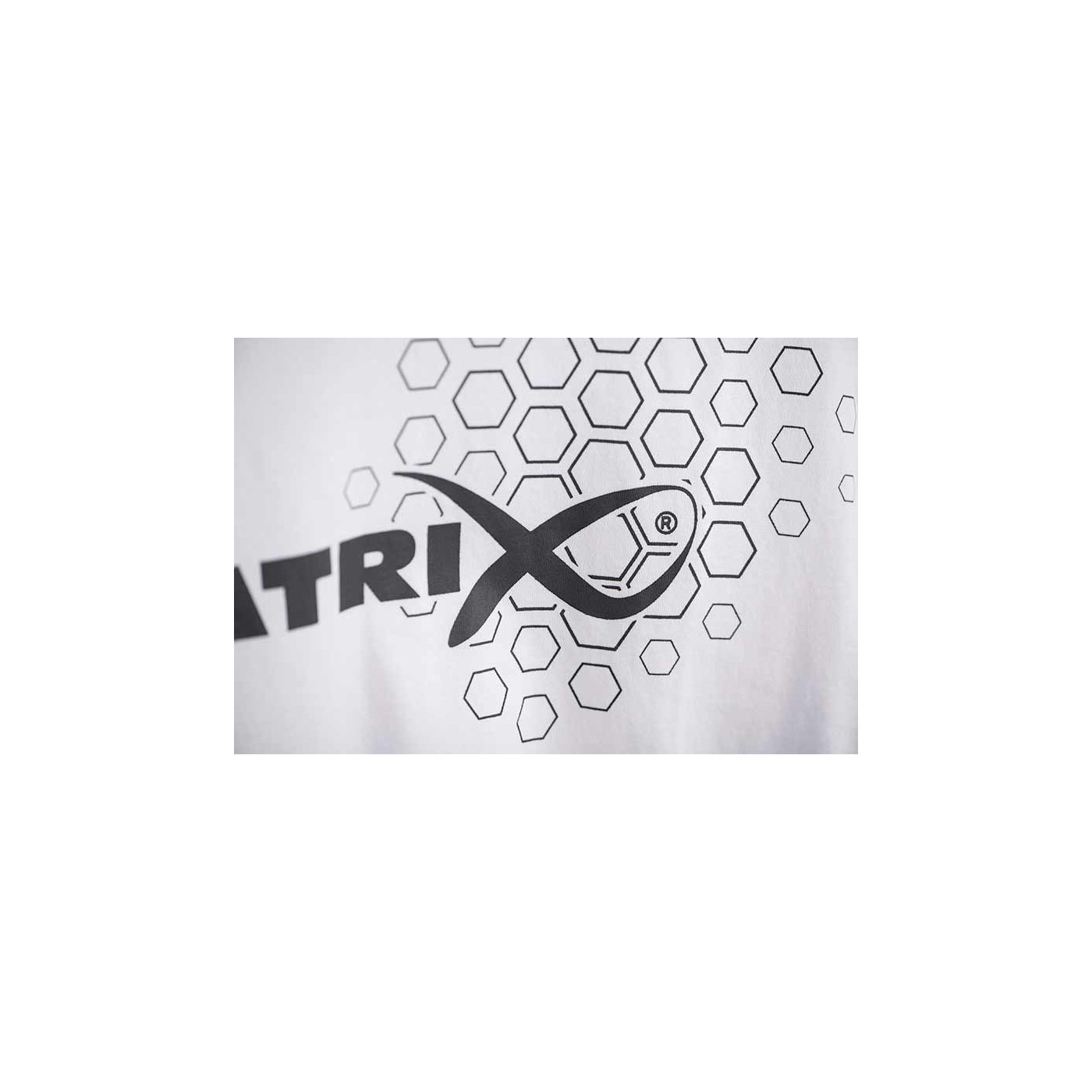 T-Shirt Matrix Hex Print T-Shirt White - roz. L - Centrum wędkarskie - Sklep wędkarski Jarofishing