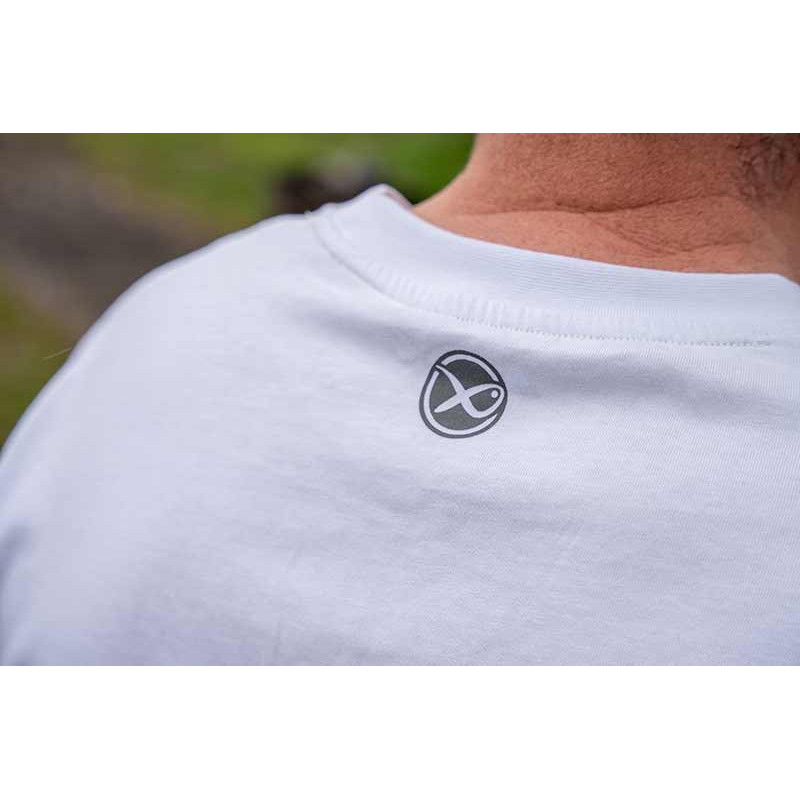 T-Shirt Matrix Hex Print T-Shirt White - roz. L - Centrum wędkarskie - Sklep wędkarski Jarofishing