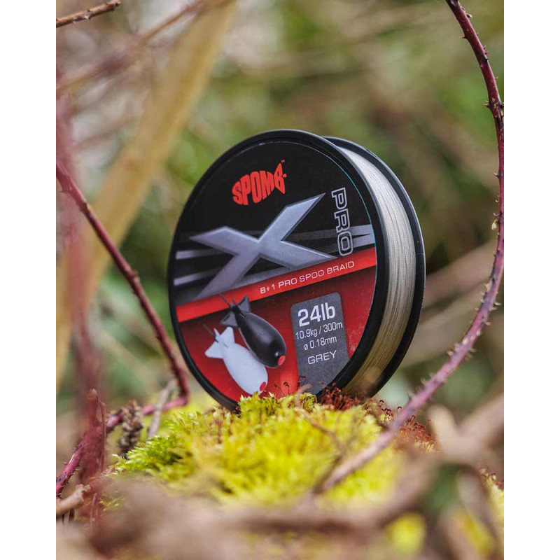 Plecionka Spomb X Pro Braid Grey 8+1 0,18mm / 300m - Centrum wędkarskie - Sklep wędkarski Jarofishing Plecionka Spomb X Pro Braid Grey 8+1 0,18mm / 300m - Centrum wędkarskie - Sklep wędkarski Jarofishing