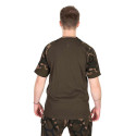 KOSZULKA FOX KHAKI/CAMO OUTLINE T-SHIRT Roz.L - Centrum wędkarskie - Sklep wędkarski Jarofishing