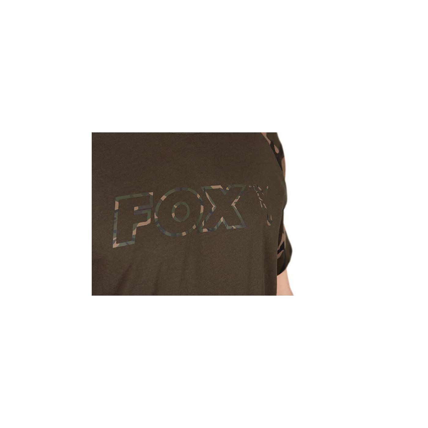 KOSZULKA FOX KHAKI/CAMO OUTLINE T-SHIRT Roz.XXXL - Centrum wędkarskie - Sklep wędkarski Jarofishing KOSZULKA FOX KHAKI/CAMO OUTLINE T-SHIRT Roz.XXXL - Centrum wędkarskie - Sklep wędkarski Jarofishing