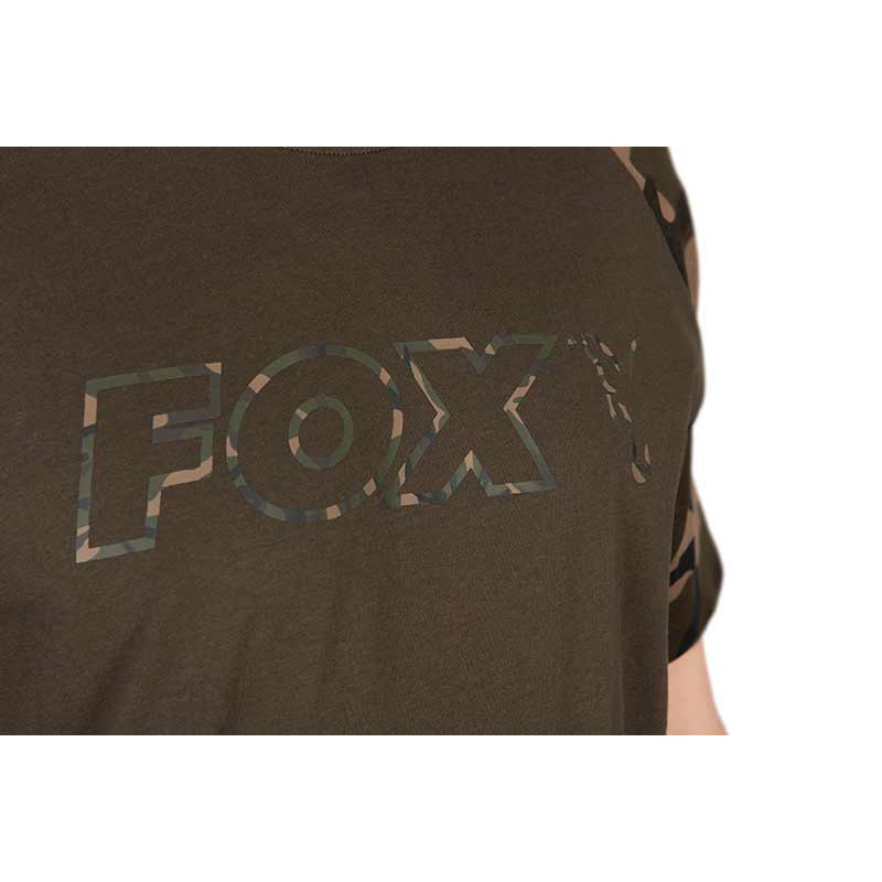 KOSZULKA FOX KHAKI/CAMO OUTLINE T-SHIRT Roz.XXXL - Centrum wędkarskie - Sklep wędkarski Jarofishing KOSZULKA FOX KHAKI/CAMO OUTLINE T-SHIRT Roz.XXXL - Centrum wędkarskie - Sklep wędkarski Jarofishing