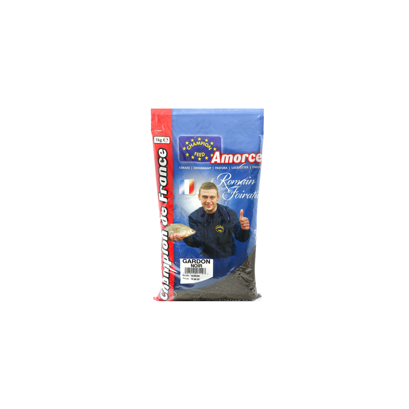 Zanęta Champion Feed RF Gardon Noir 1kg - Centrum wędkarskie - Sklep wędkarski Jarofishing