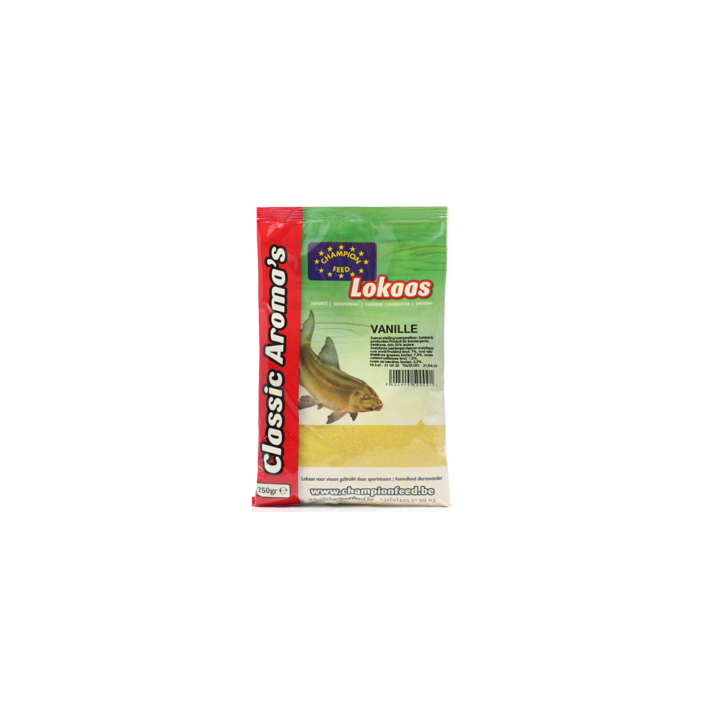 Atraktor Champion Feed Vanille 250g - Centrum wędkarskie - Sklep wędkarski Jarofishing Atraktor Champion Feed Vanille 250g - Centrum wędkarskie - Sklep wędkarski Jarofishing