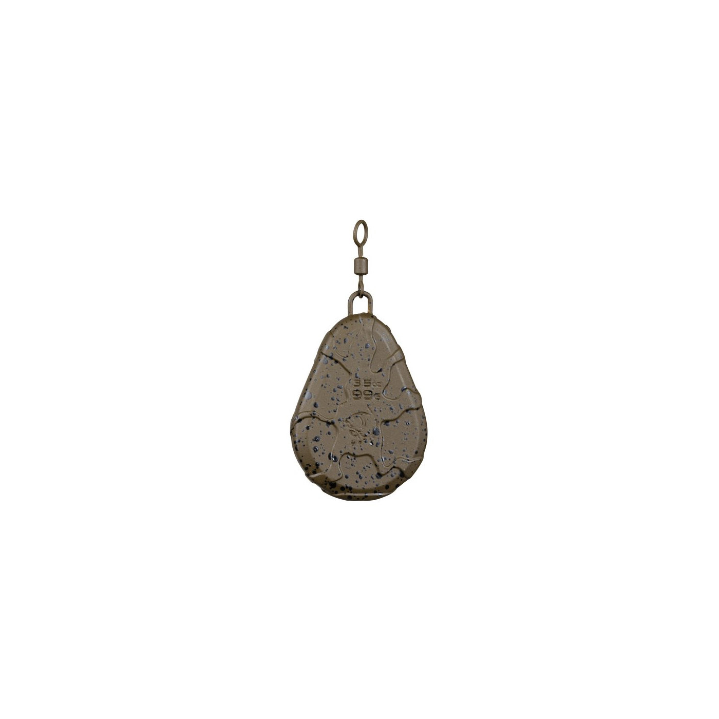 Ciężarek Nash Super Flat Pear Swivel Lead 3.5oz / 99g - Centrum wędkarskie - Sklep wędkarski Jarofishing