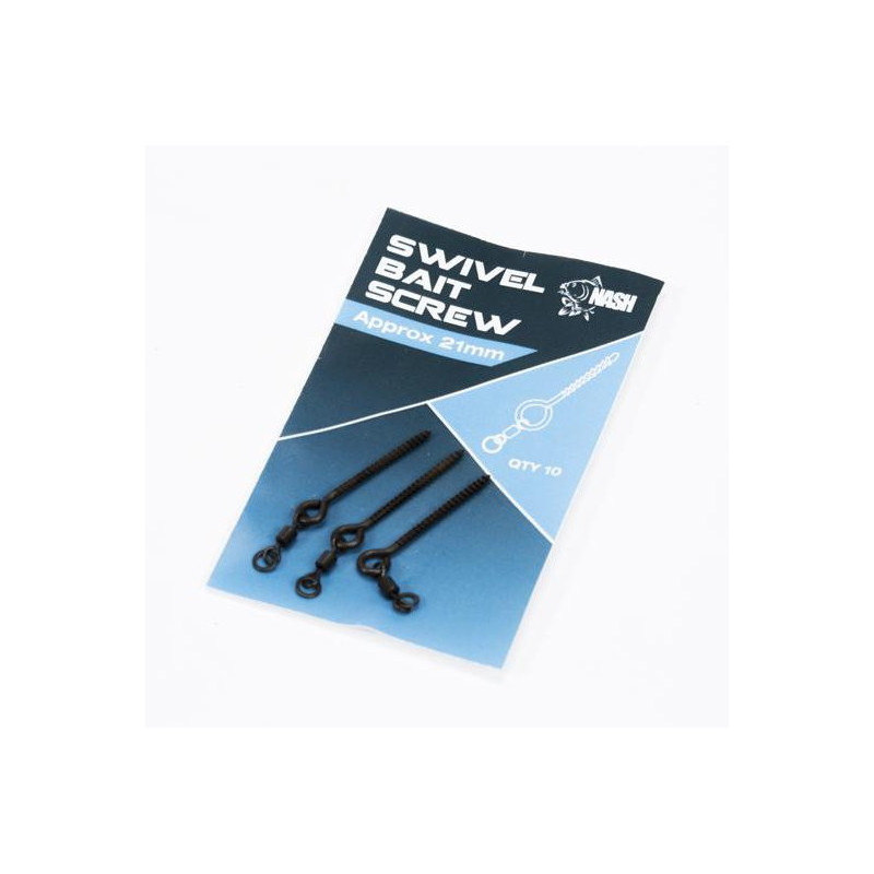 Wkrętka Nash Swivel Bait Screw 13mm - Centrum wędkarskie - Sklep wędkarski Jarofishing Wkrętka Nash Swivel Bait Screw 13mm - Centrum wędkarskie - Sklep wędkarski Jarofishing