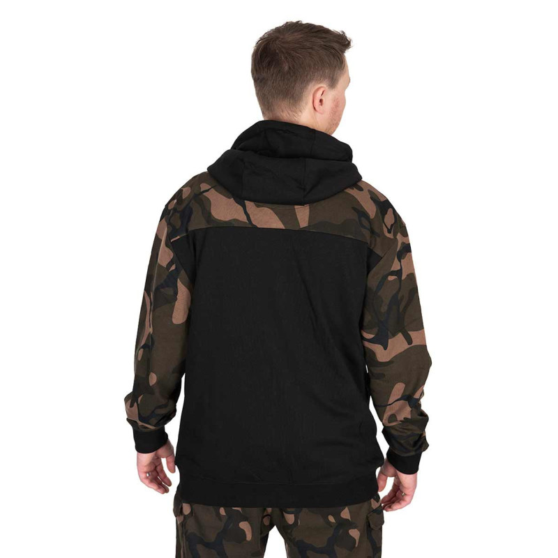 Bluza Fox LW Black / Camo Split Zip Hoody - roz. S - Centrum wędkarskie - Sklep wędkarski Jarofishing Bluza Fox LW Black / Camo Split Zip Hoody - roz. S - Centrum wędkarskie - Sklep wędkarski Jarofishing